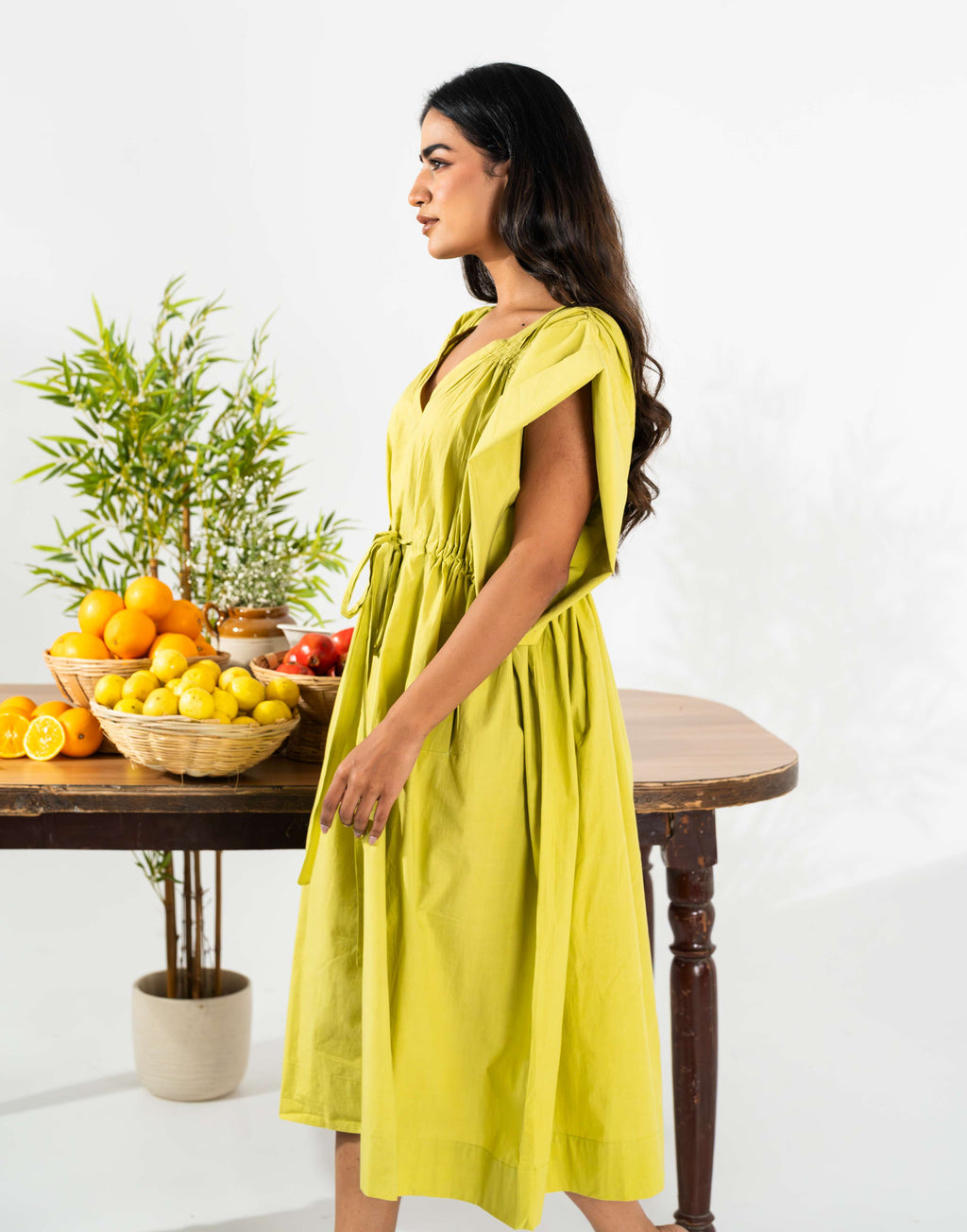 Moss Green Dress