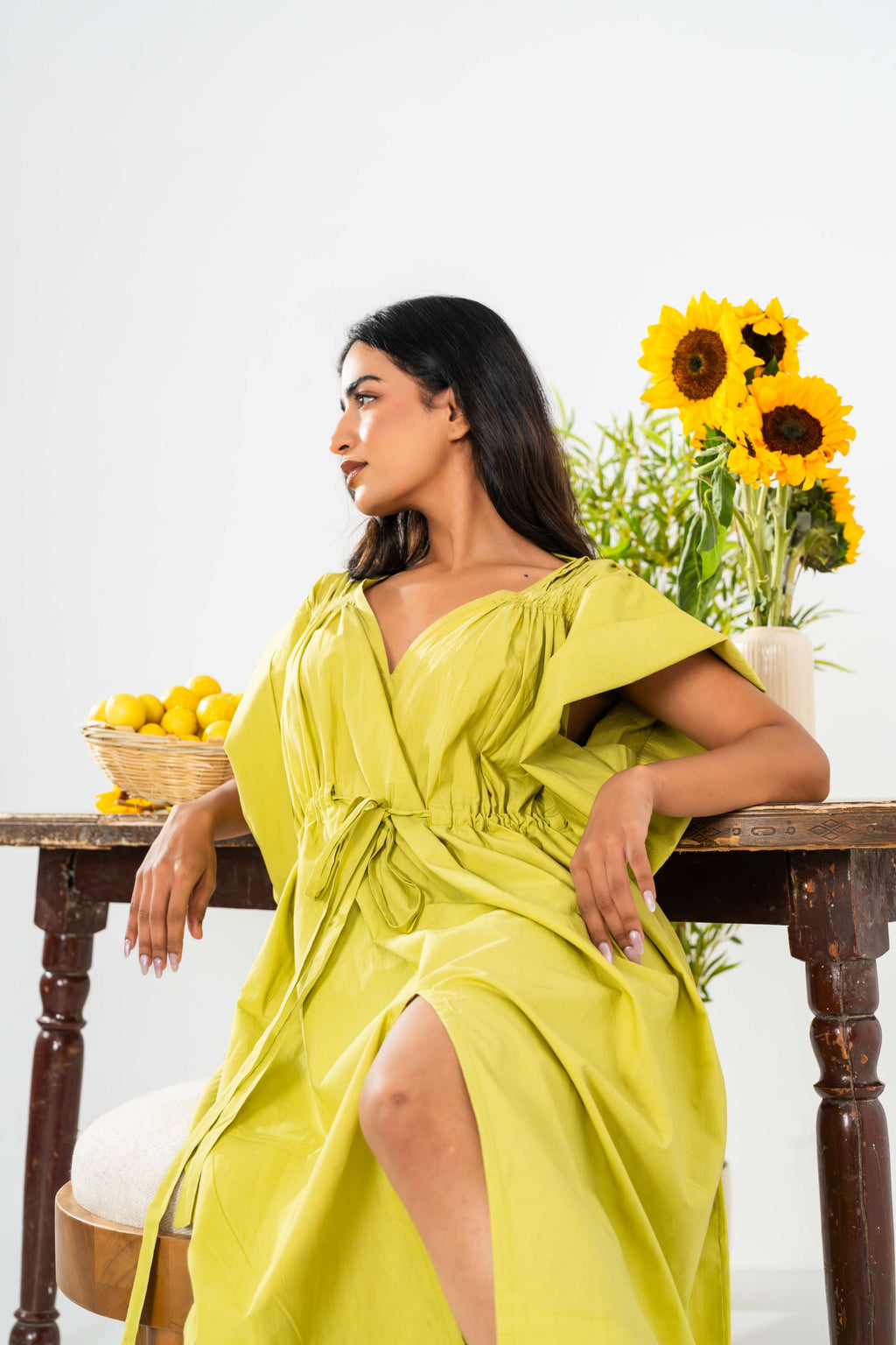 Moss Green Dress