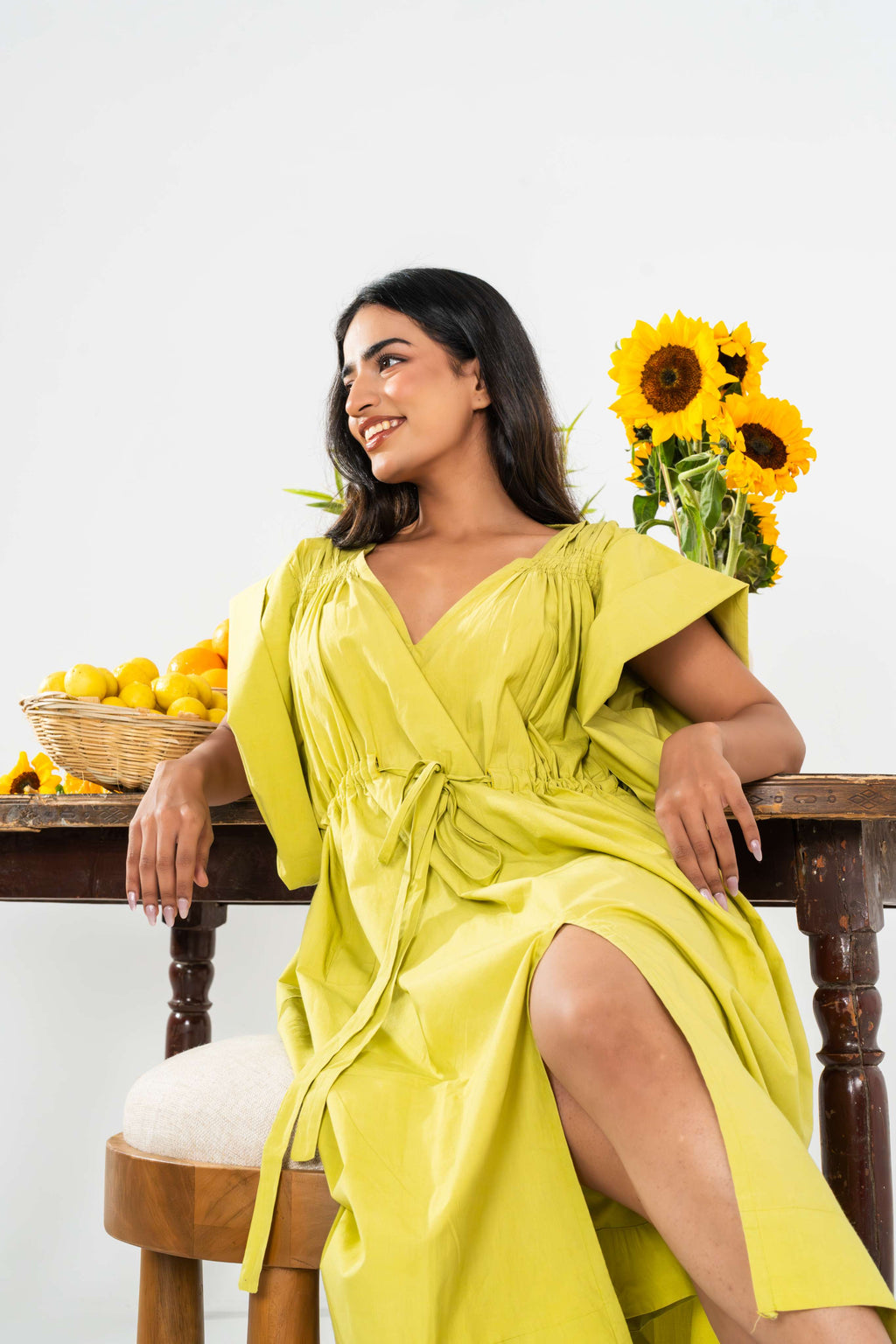 Moss Green Dress