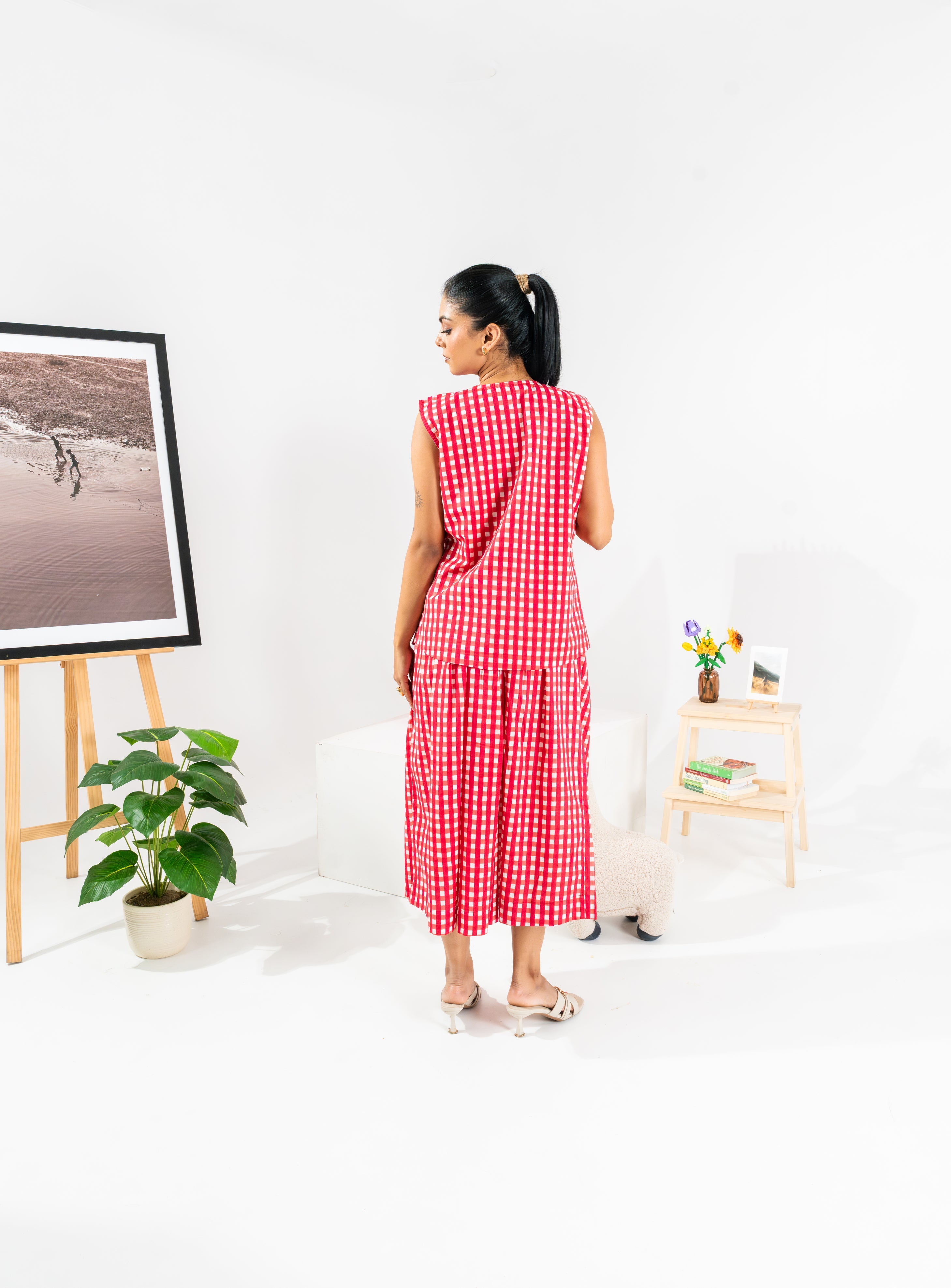 Ruby Bloom Striped Skirt Co-ord