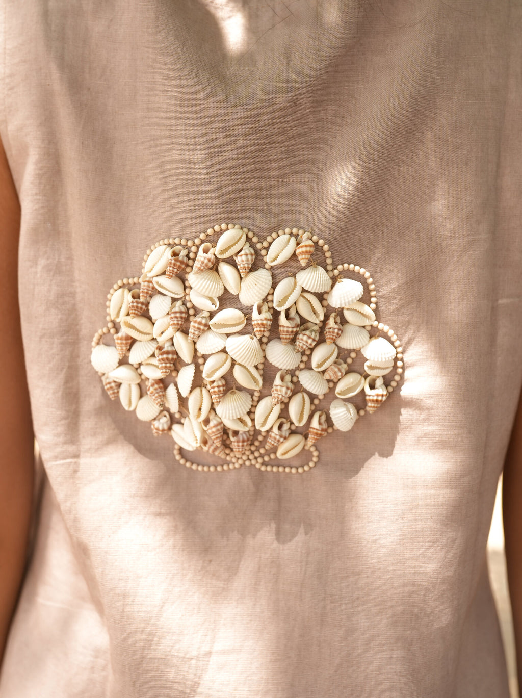 Shell Linen Beige Dress