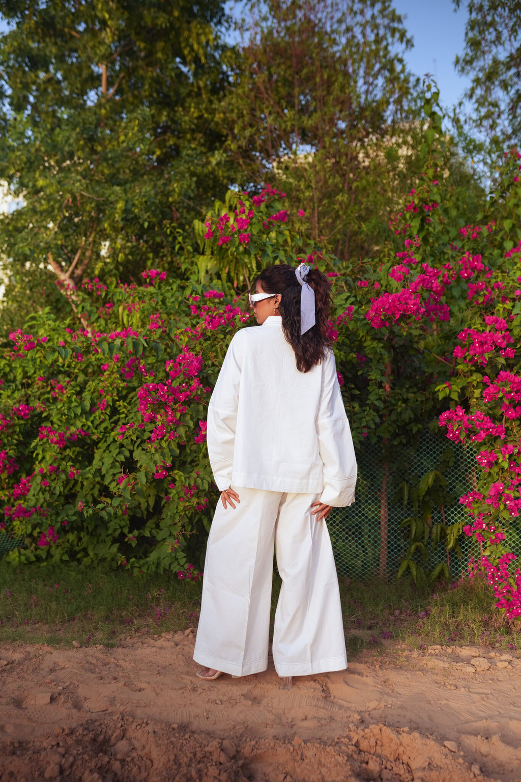 Elle White Short Co-ord Set