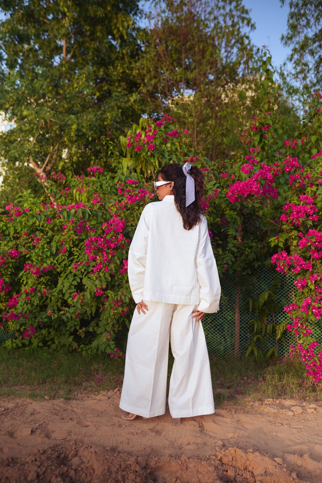 Elle White Short Co-ord Set