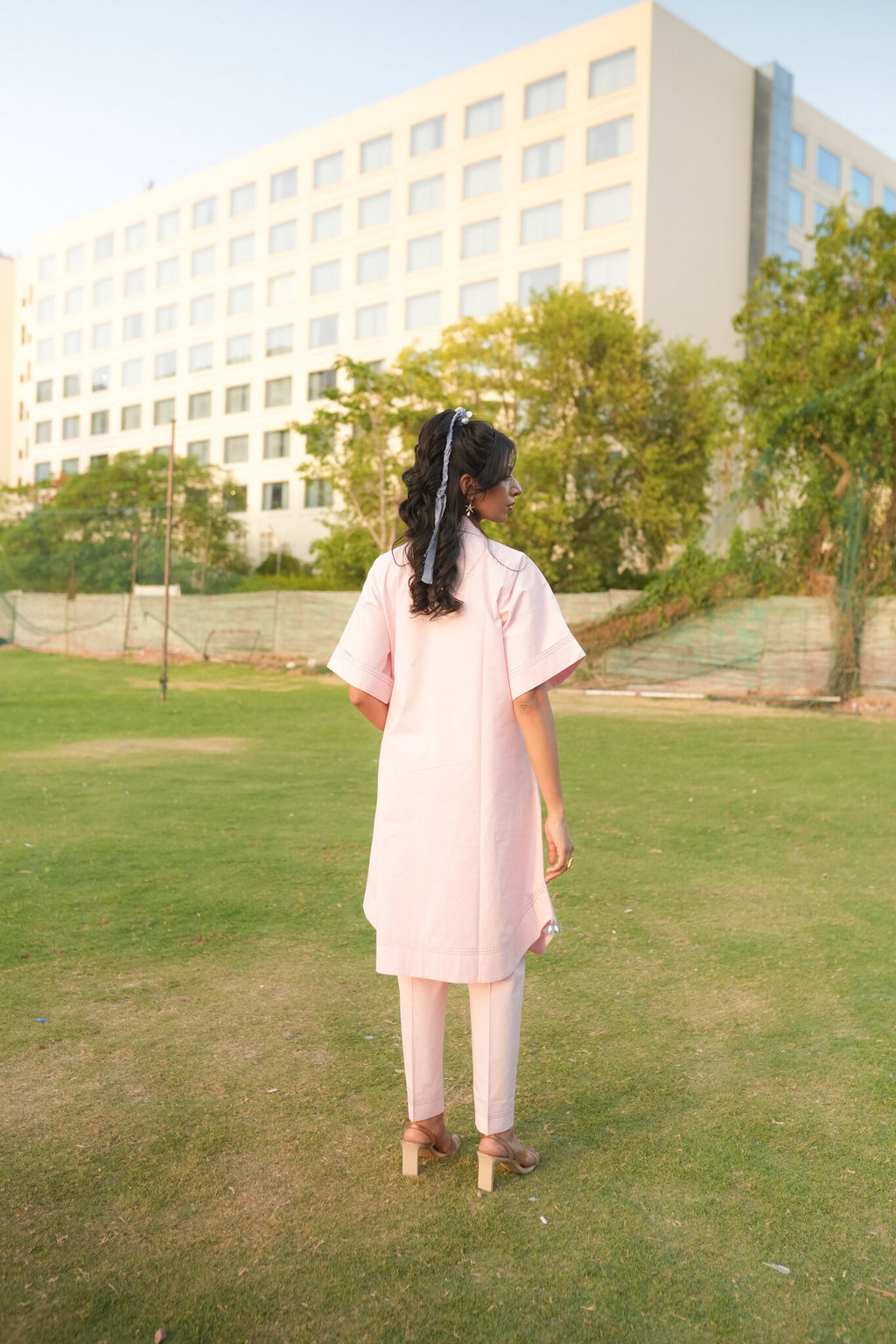 Elle Pink Long Cord Set