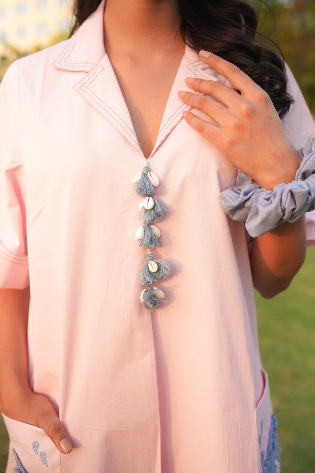 Elle Pink Long Cord Set
