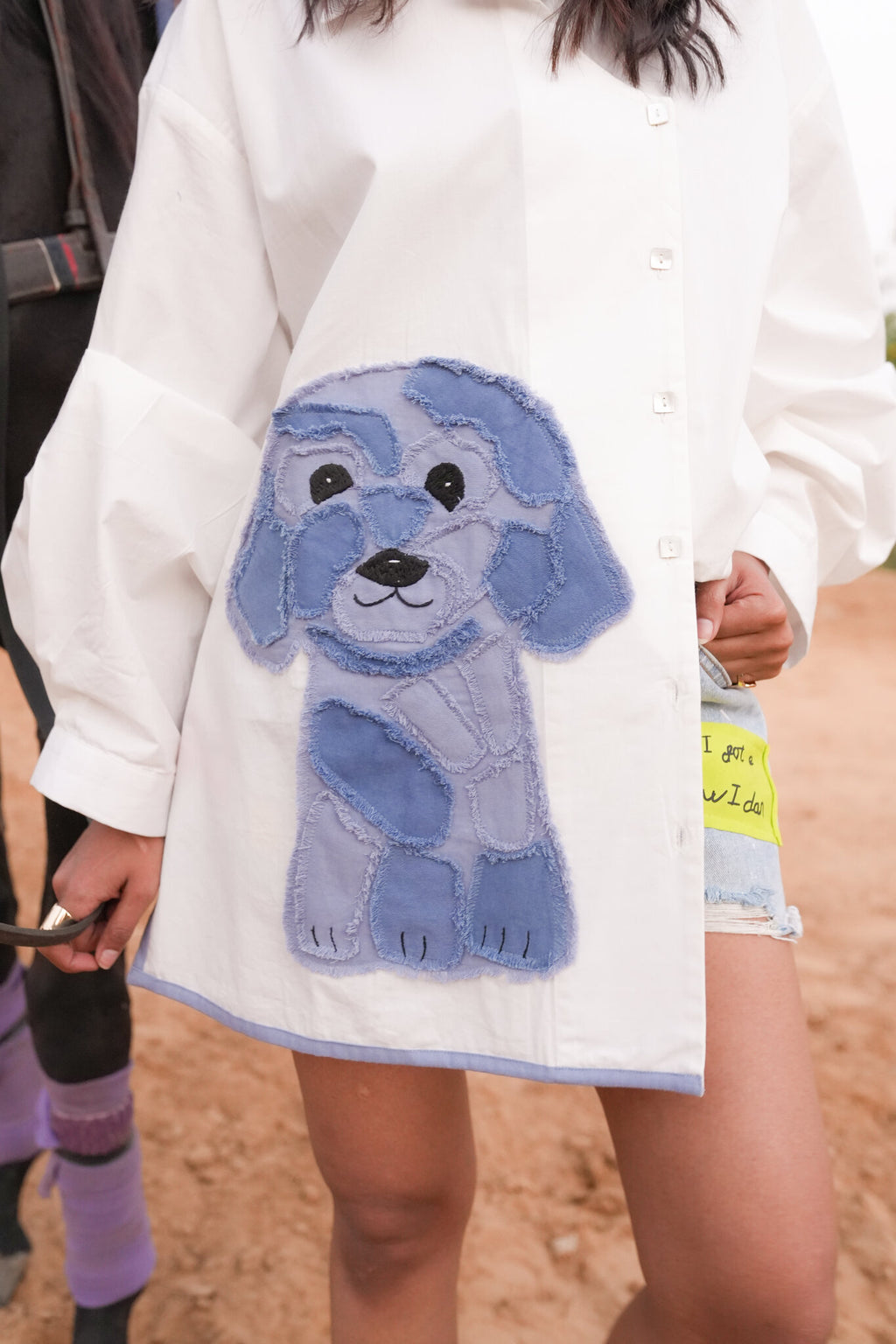 White Dog Shirt