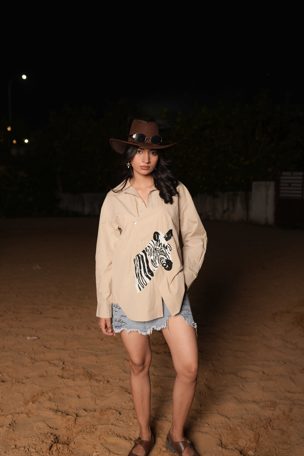 Zebra Ivory Shirt