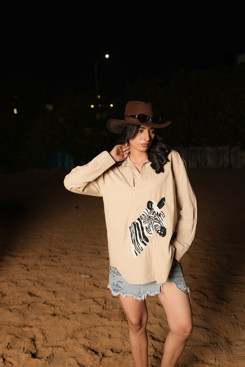 Zebra Ivory Shirt