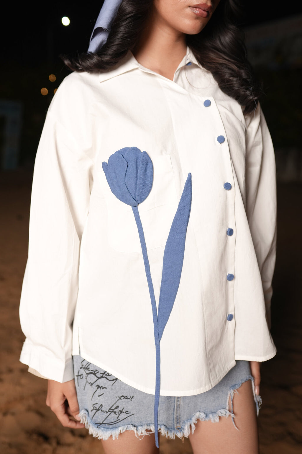 White Tulip Shirt