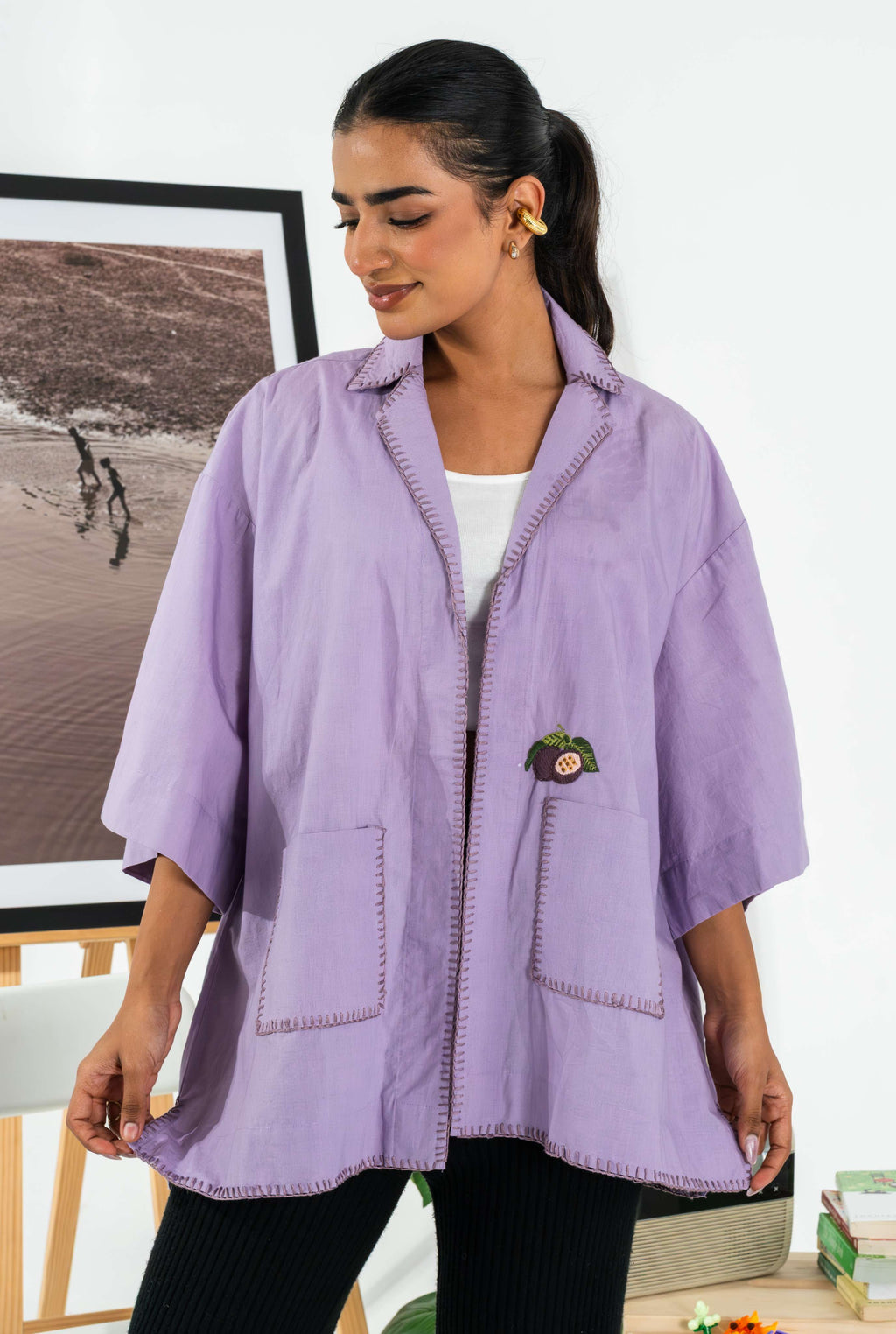 Lavender Shirt