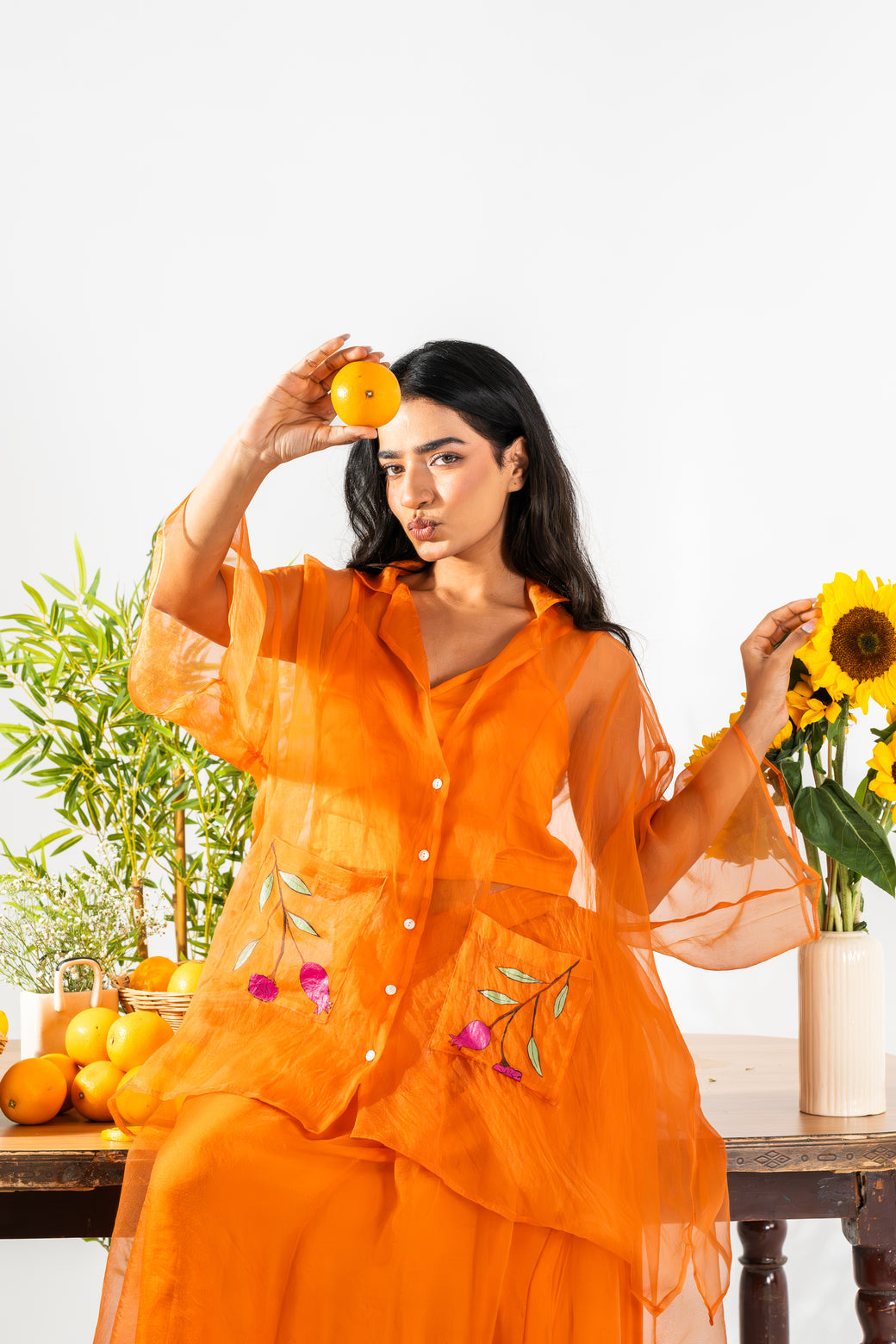 Pro Orange Skirt Co-ord